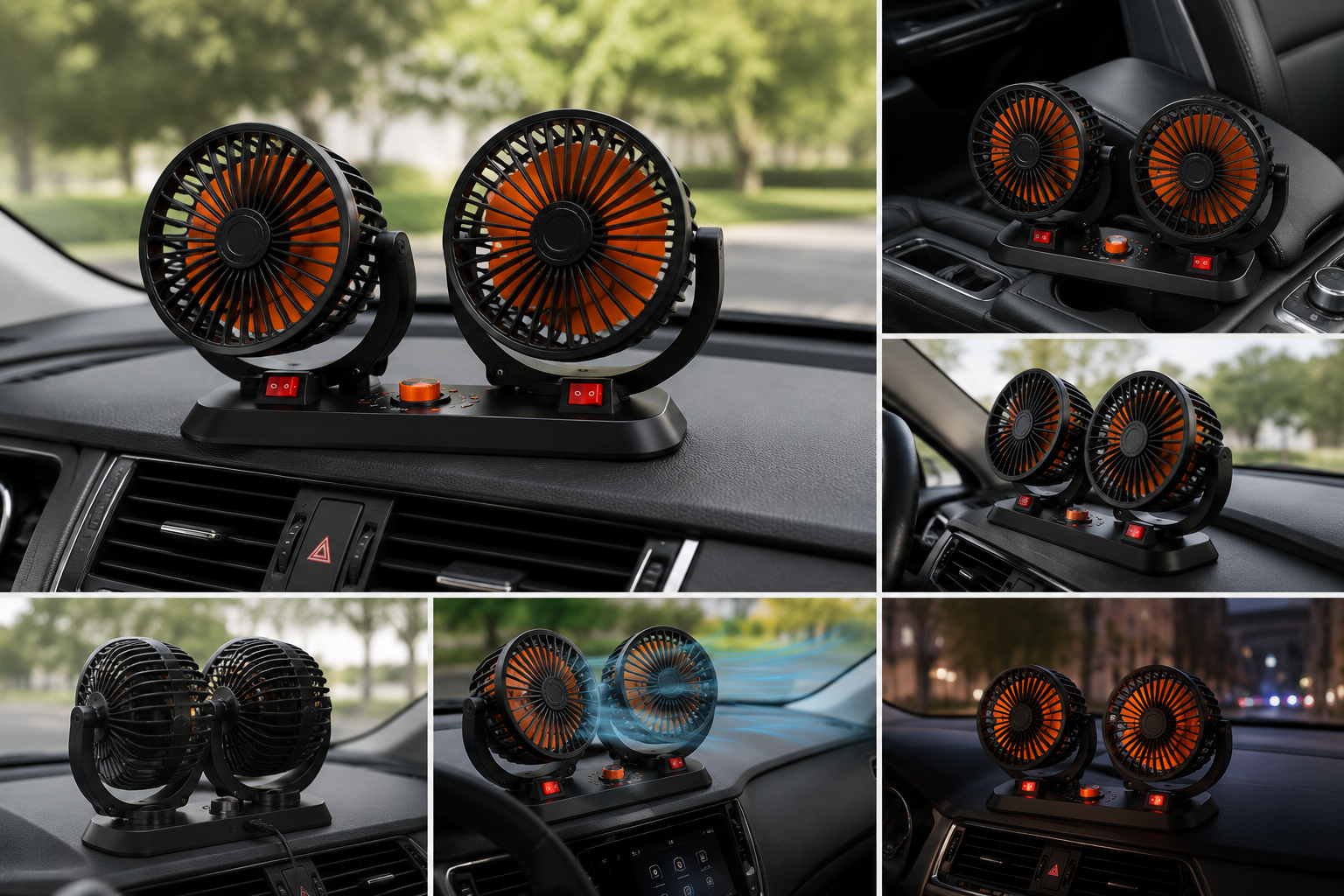 QuickCool Car Desk Fan